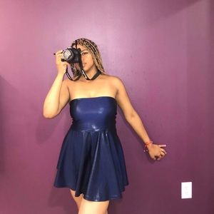 + Dark Blue tube dress +